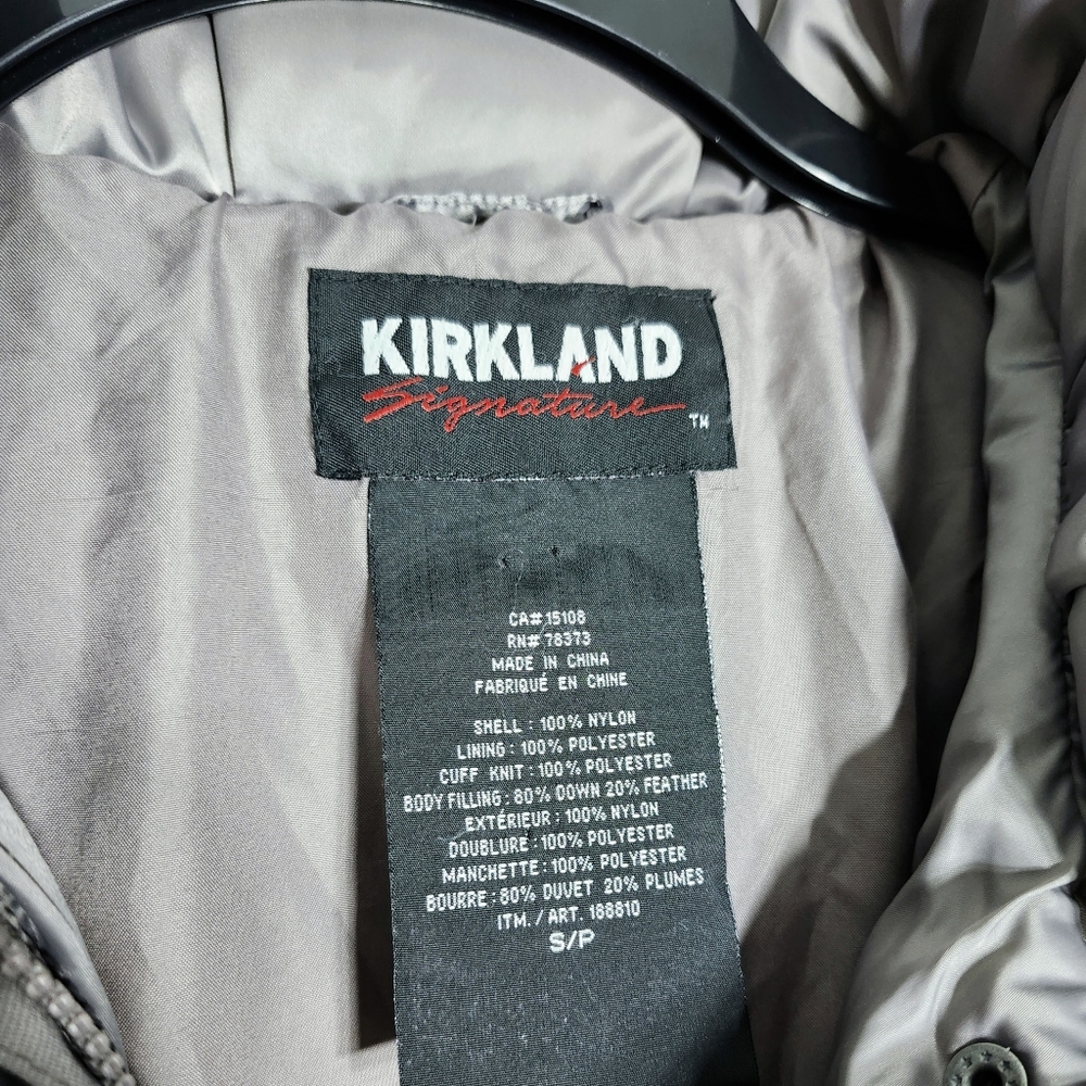 Down Kirkland Coat sz S - Picture 11 of 11